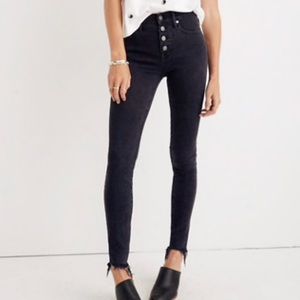 Madewell skinny jeans in Berkeley black